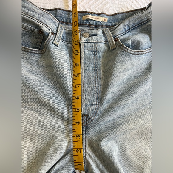 Levi’s - Rib Cage Button Fly  Light Blue Jeans - Picture 10 of 16